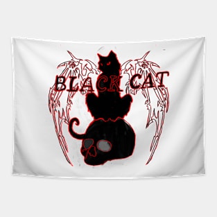 Black cat! Tapestry