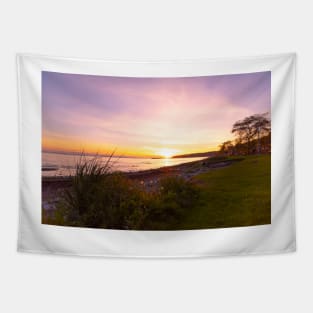 Ocean Sunset View - White Rock, BC, Canada Tapestry