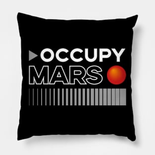 Occupy Mars Pillow