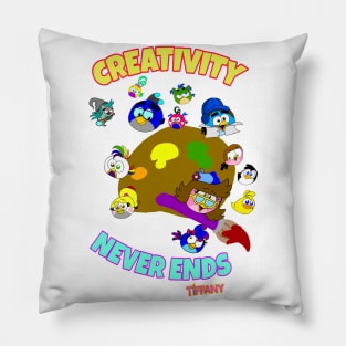 Tiffany Creativity NEVER Ends Pillow