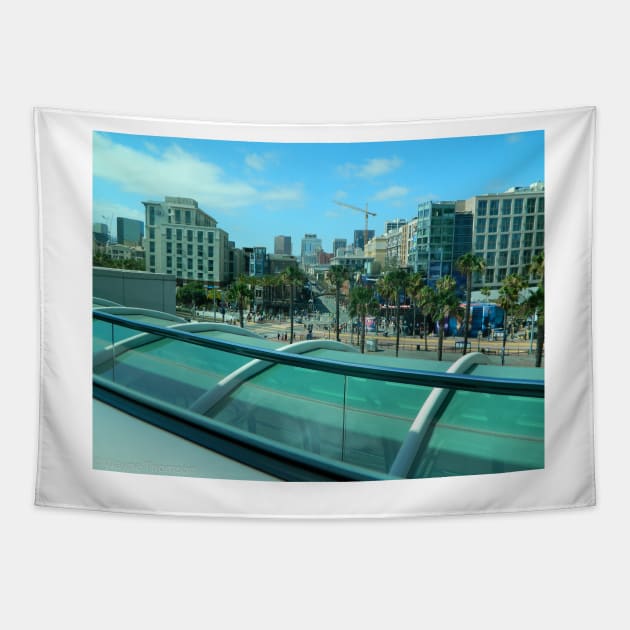 Downtown San Diego Tapestry by redneckpoet