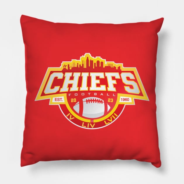 Chiefs 2023 Season Pillow by Nagorniak