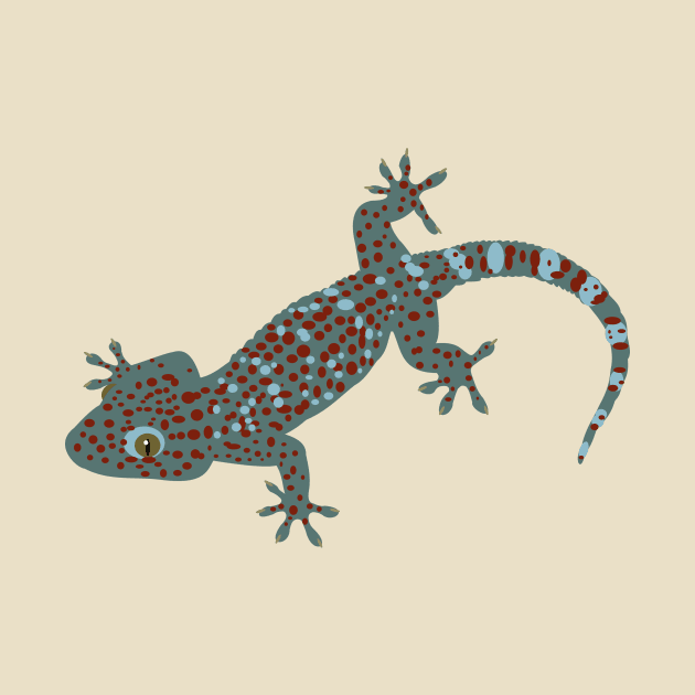 Tokay Gecko by stargatedalek