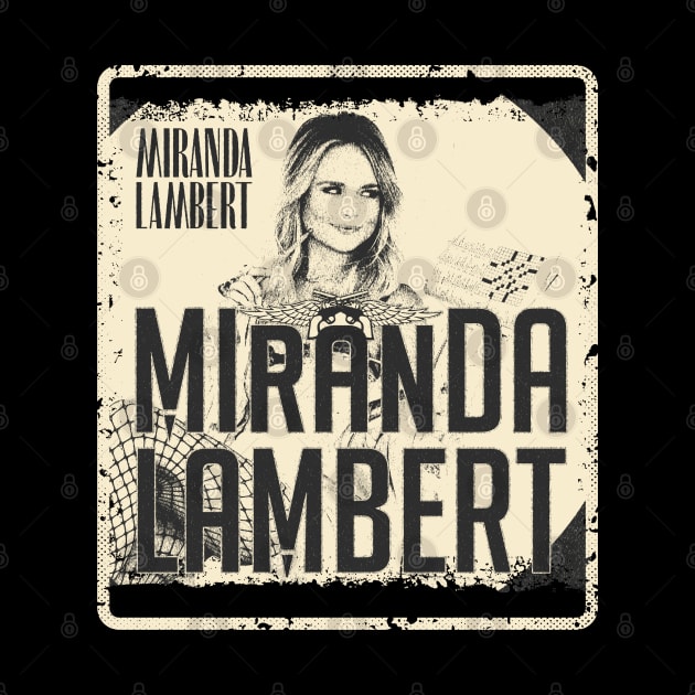 miranda lambert - vintage design on top by agusantypo