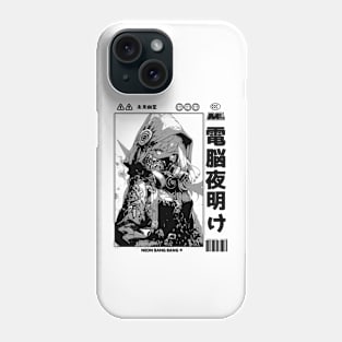 Cyberpunk Anime Cyborg Girl Japan Streetwear Japanese Manga Aesthetic Phone Case