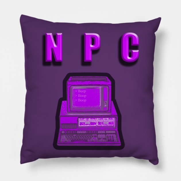 NPC Life Pillow by IanWylie87