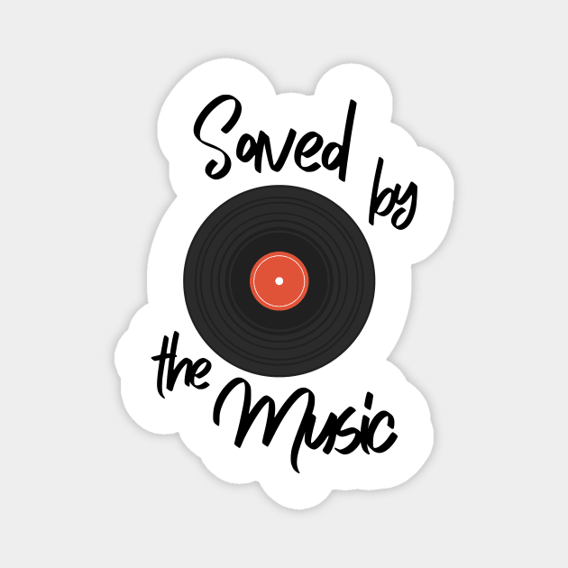 Vinyl Music Guitar Piano Rock Jazz Pop Rap 90's 80's Retro Made in the 70s 1990 Classic Cute Funny Gift Sarcastic Happy Fun Introvert Awkward Geek Hipster Silly Inspirational Motivational Birthday Present Magnet by EpsilonEridani