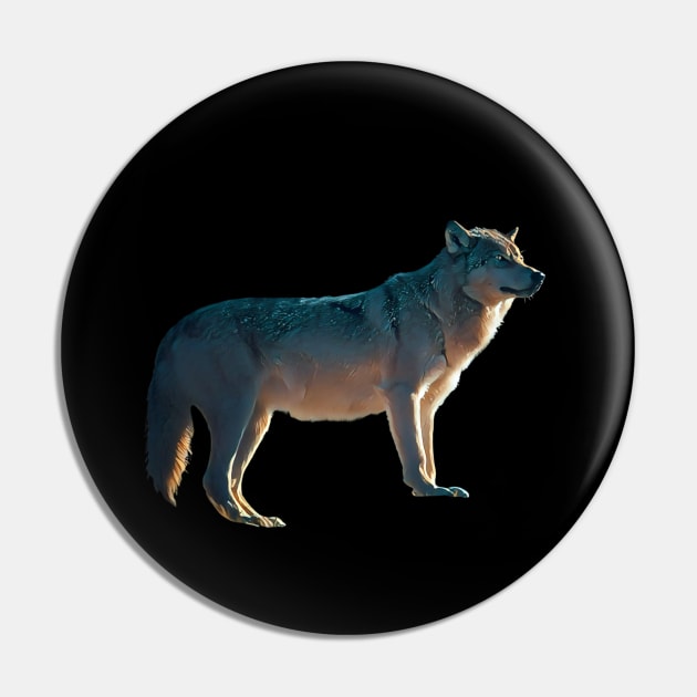 Wolf - Woodland Themed Kids Room, Funny Gifts For Forester, Cute Animals Pin by Shirtsmania