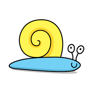 Snail stickers - cute cartoon style T-Shirt