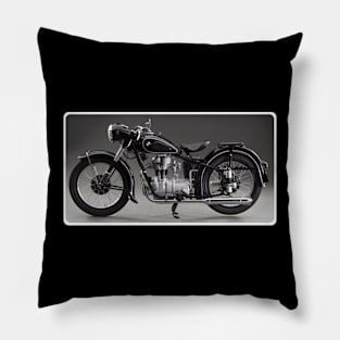 VINTAGE MOTORCYCLE Pillow