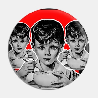 Child eating from a bowl - Sweet tooth boy Pin