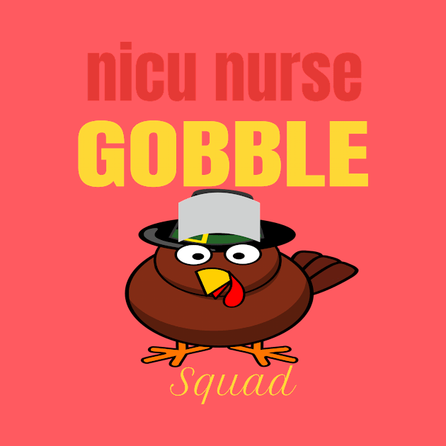 Nurse Turkey Fquad Funny Thanksgiving gift by rami99