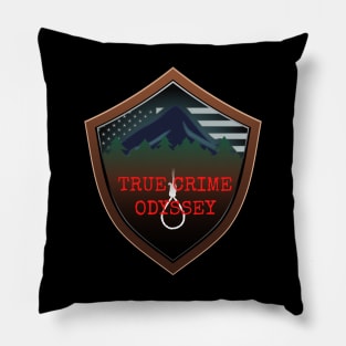 True Crime Odyssey Podcast - Noose Patch Pillow