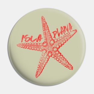 Isla Plana - Orange Starfish Pin