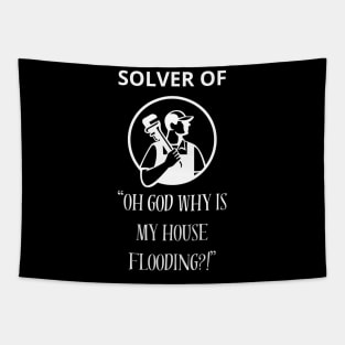 plumber funny Tapestry