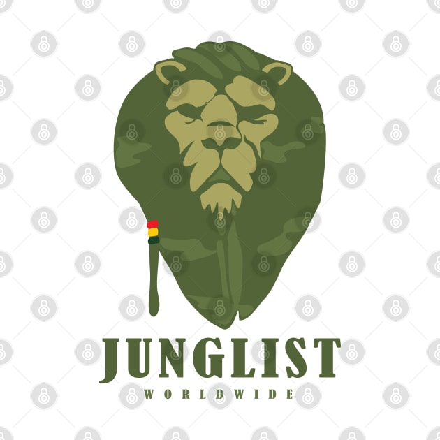 Junglist Worldwide Movement ( Cammo Edition ) by Wulfland Arts