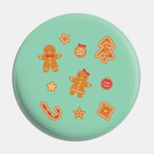 Cute Christmas Cookies Collection Pin