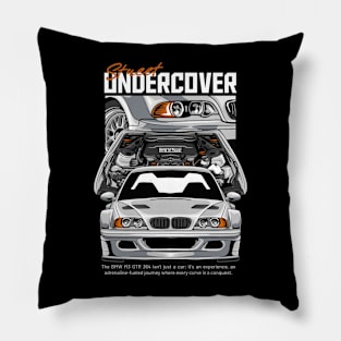 GTR E46 Street Undercover Pillow