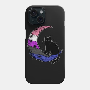 Genderfluid Cat Moon Phone Case