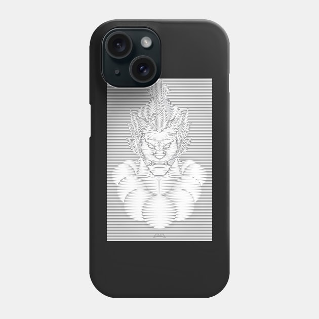 Akuma Waveform Evil Intent Phone Case by williamfocus