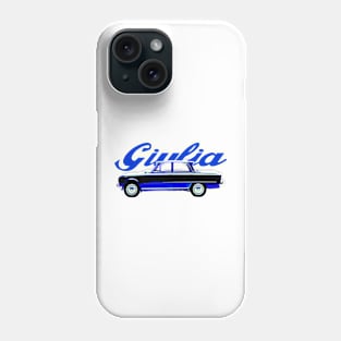 Alfa Romeo Giulia (blue) Phone Case