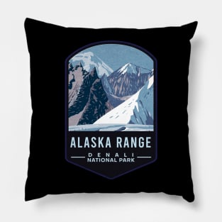 Alaska Range Denali National Park Pillow