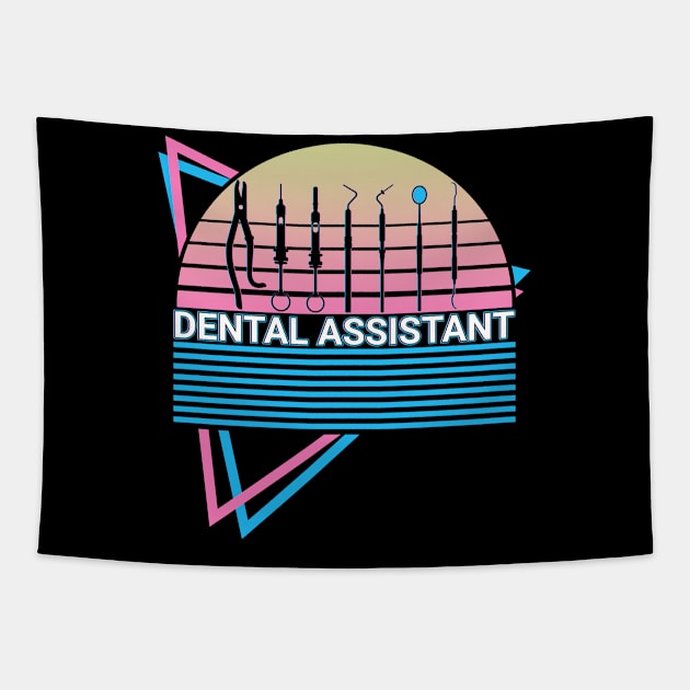 Dental Assistant Retro Tapestry by Alex21