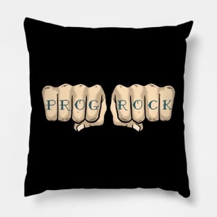 Prog rock tattoo Pillow