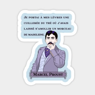 Marcel Proust La Madeleine Magnet