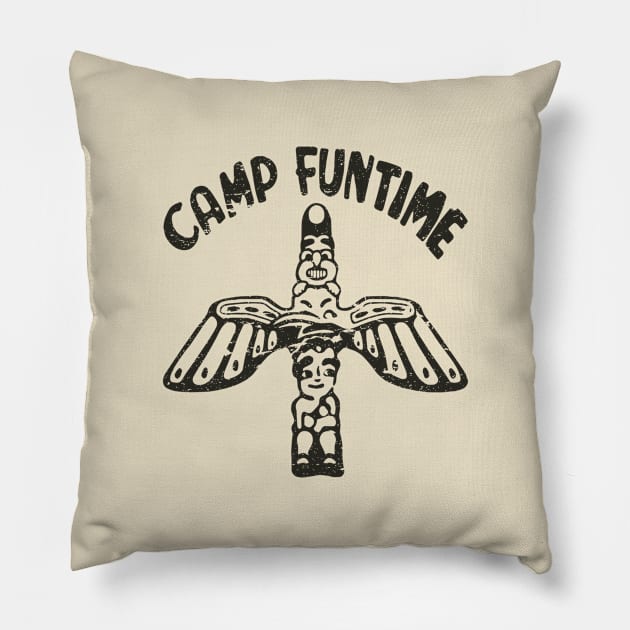 Camp Funtime 1977 Dark Pillow by JCD666