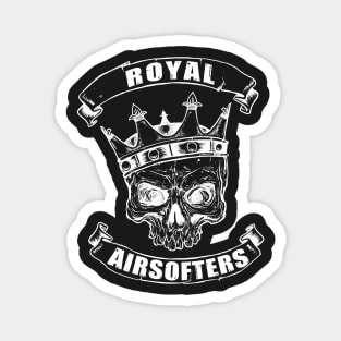 ROYAL AIRSOFTERS WHITE Magnet