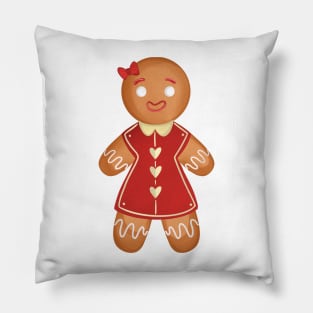 Cute Cookie Woman Pillow