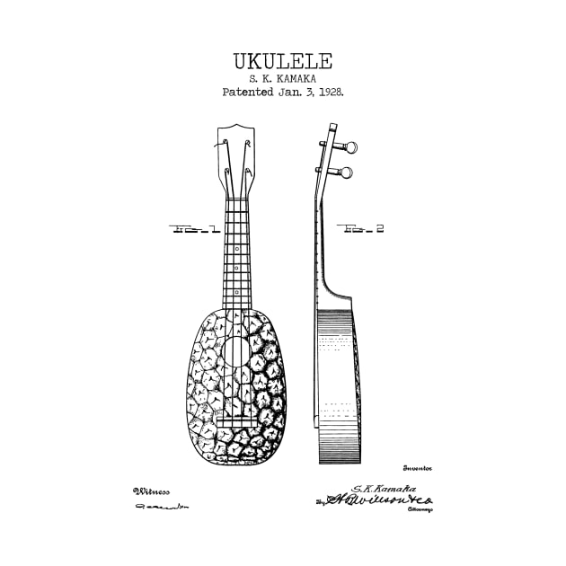 UKULELE  patent by Dennson Creative