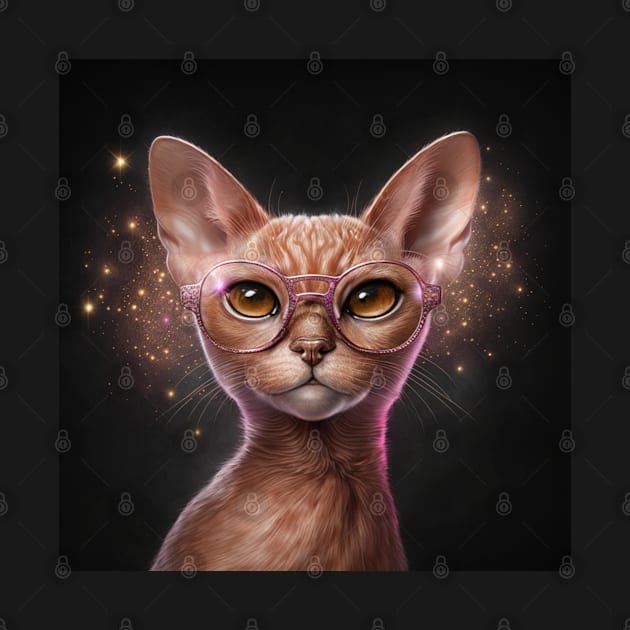 Abyssinian Cat by Enchanted Reverie