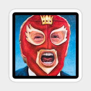 Donald: Wrestling Mask Portrait Magnet