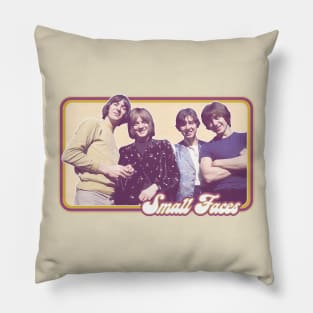 Small Faces / Retro Fan Design Pillow