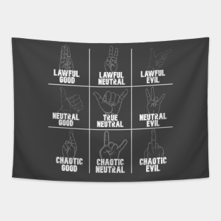 Alignment Chart Tapestries Teepublic