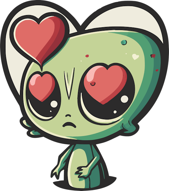 Alien Lover Kids T-Shirt by pxdg