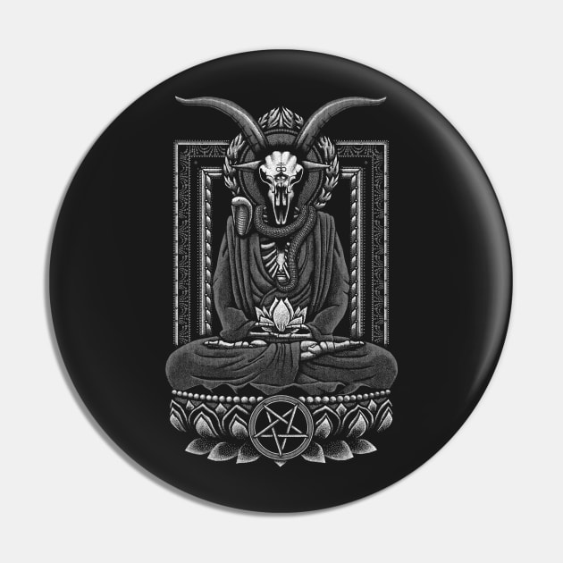 Baphomet Buddha Pin by GAz