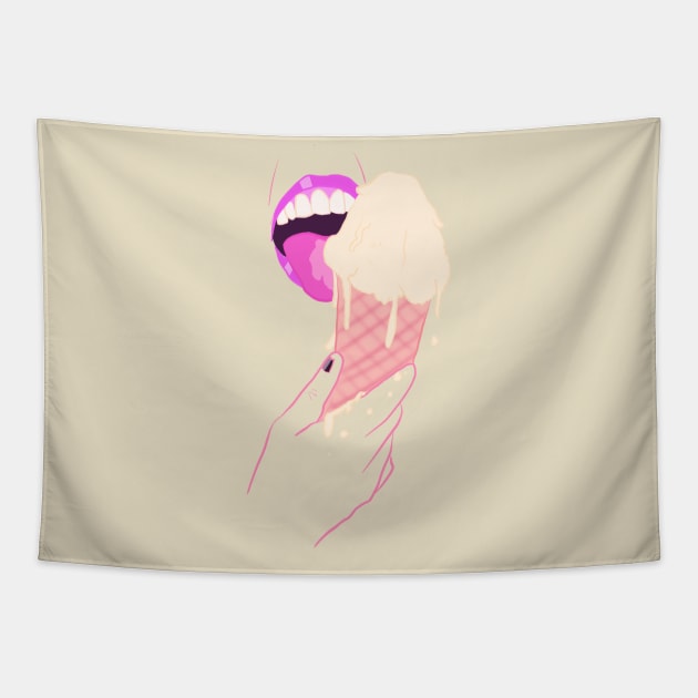 Ice Cream Peen Tapestry by LVBart