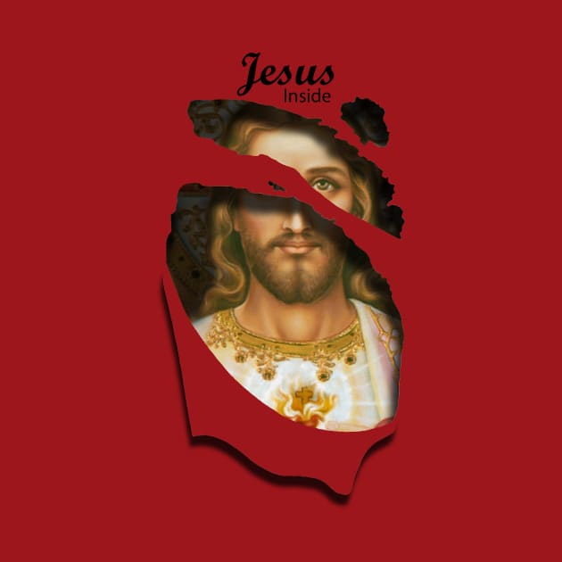 Jesus Inside by StGeorgeClothing