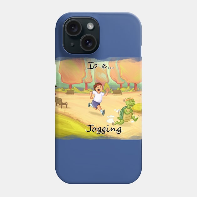 Io e Jogging Phone Case by TuinM