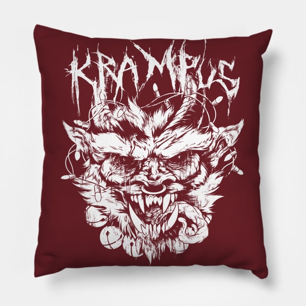 Krampus Pillow by jpowersart