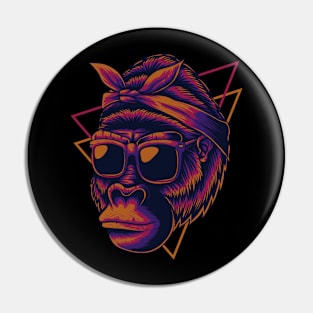 Mother Gorilla Eyeglasses Pin