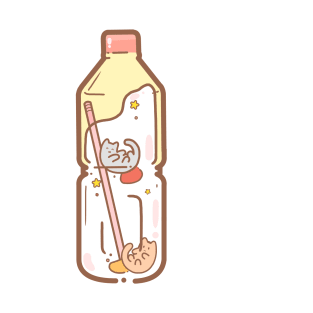 Kitty Drink no. 2 T-Shirt