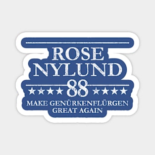 Rose Nylund '88: Make Genurkenflurgen Great Again (White Lettering) Magnet