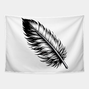 Black feather Tapestry