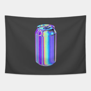 Violet Holographic Can Tapestry