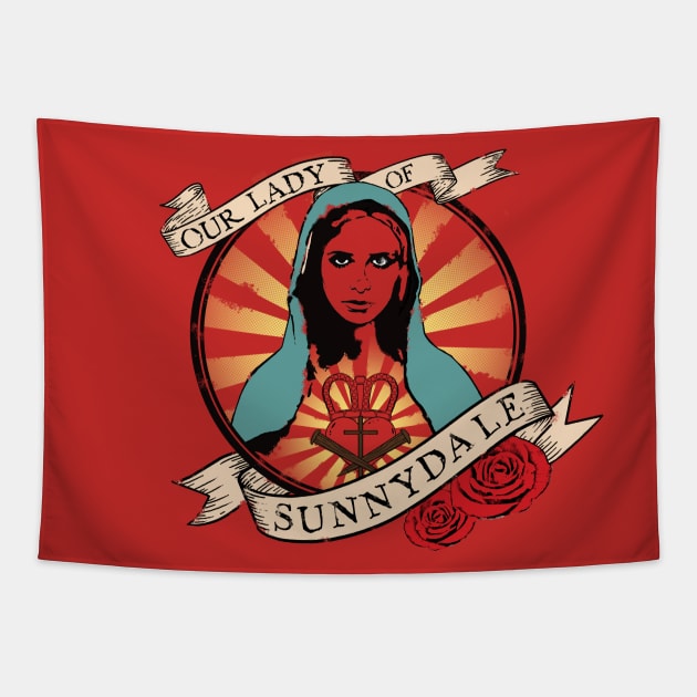 Our Lady of Sunnydale Tapestry by Jo3bot