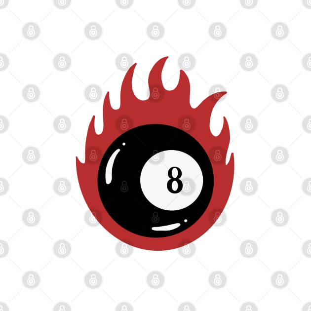 8 ball fire by morgananjos